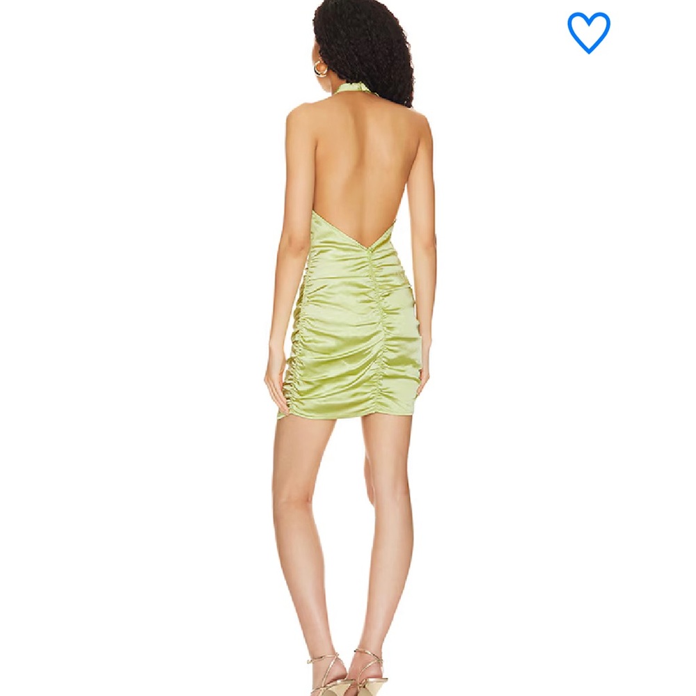 brooke drape halter dress - Picture 2 of 8